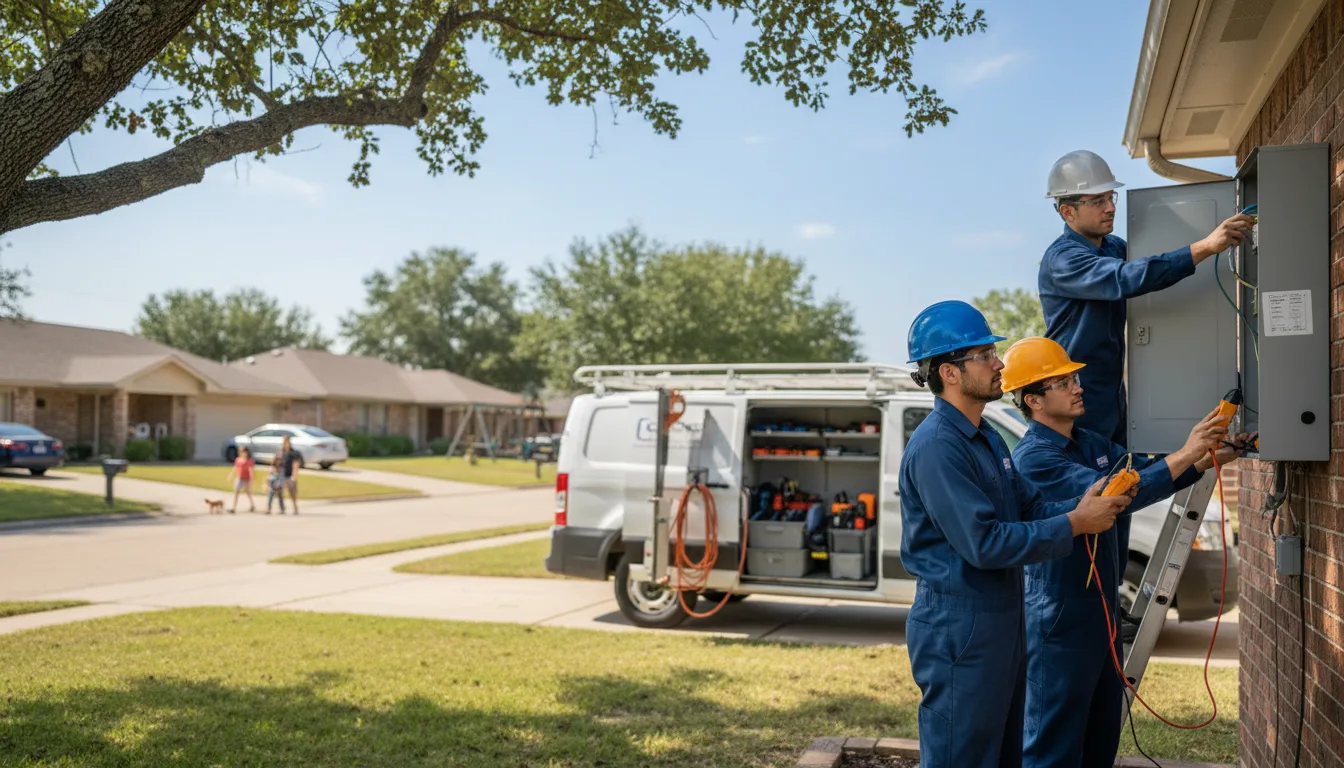 Certified electrician providing emergency electrical services in Laneview, VA